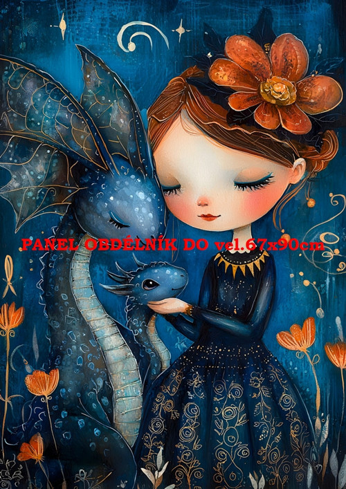 Bavlněný panel - varianty velikostí / 11x15 cm