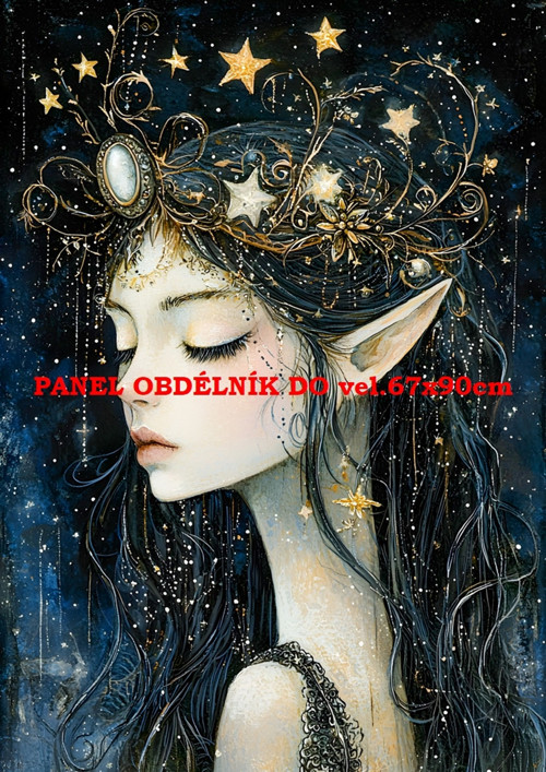 Bavlněný panel - varianty velikostí / 11x15 cm