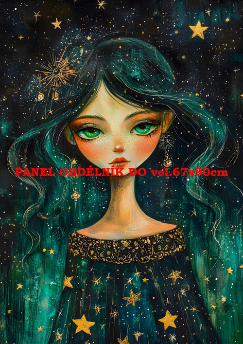 Bavlněný panel - varianty velikostí / 11x15 cm