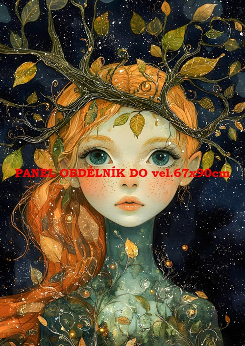 Bavlněný panel - varianty velikostí / 11x15 cm