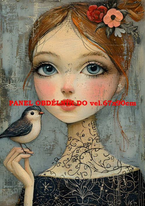 Bavlněný panel - varianty velikostí / 11x15 cm — foto 1