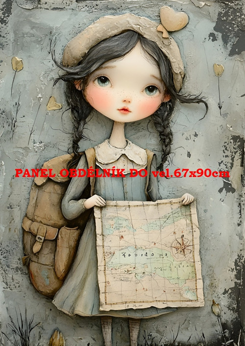 Bavlněný panel - varianty velikostí / 11x15 cm — foto 1