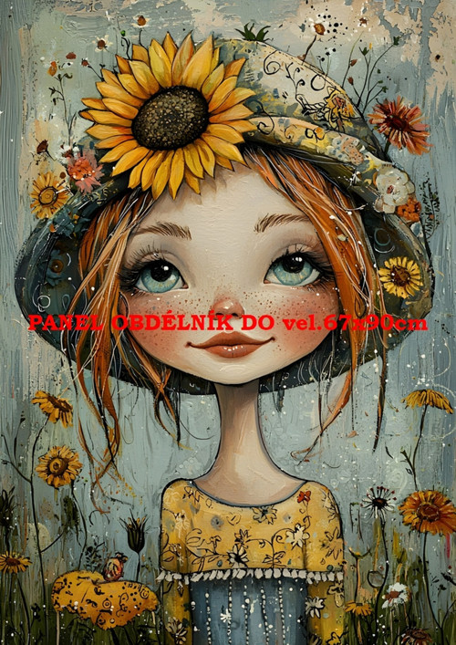 Bavlněný panel - varianty velikostí / 11x15 cm