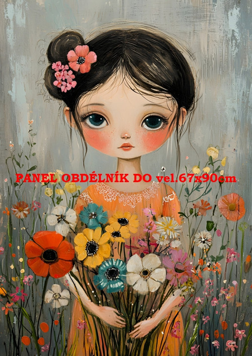 Bavlněný panel - varianty velikostí / 11x15 cm