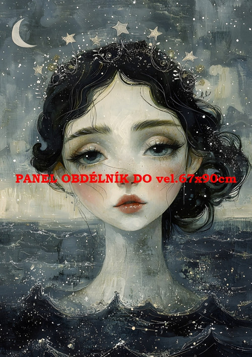 Bavlněný panel - varianty velikostí / 11x15 cm
