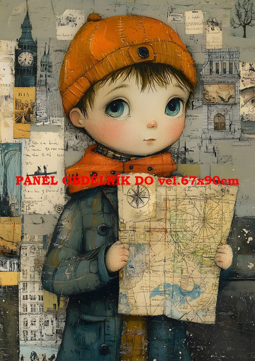 Bavlněný panel - varianty velikostí / 11x15 cm