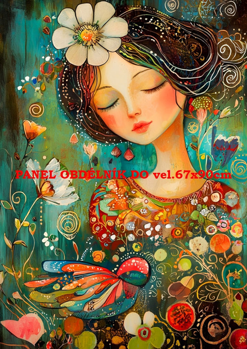 Bavlněný panel - varianty velikostí / 11x15 cm
