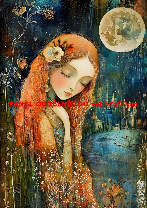 Bavlněný panel - varianty velikostí / 11x15 cm