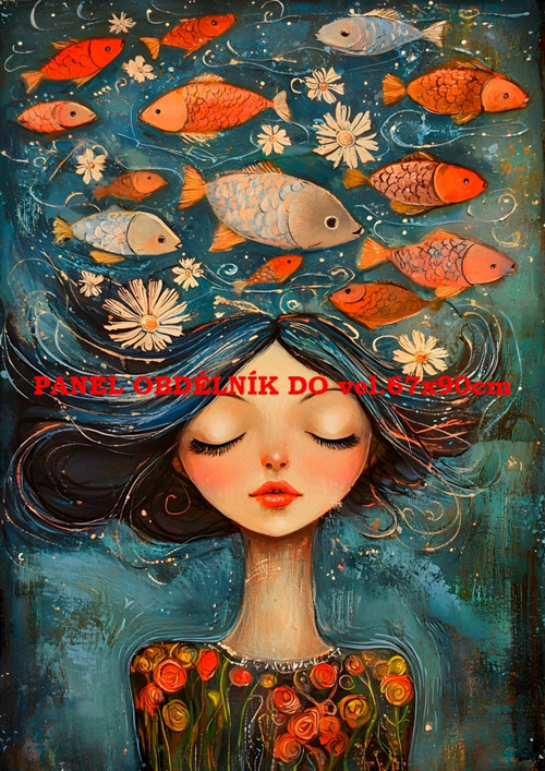 Bavlněný panel - varianty velikostí / 11x15 cm