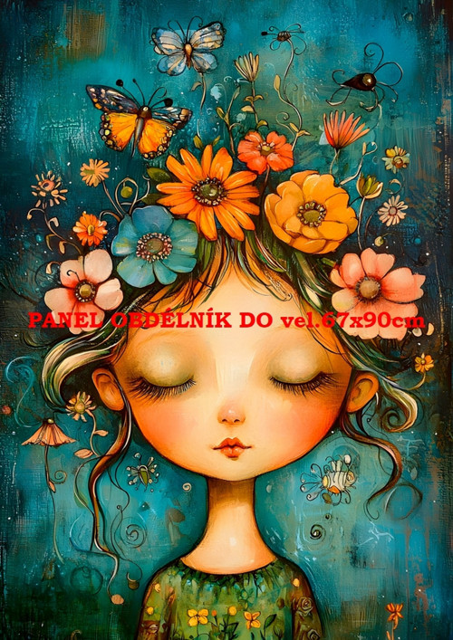 Bavlněný panel - varianty velikostí / 11x15 cm
