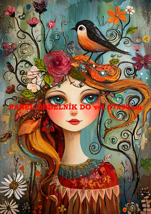 Bavlněný panel - varianty velikostí / 11x15 cm — foto 1