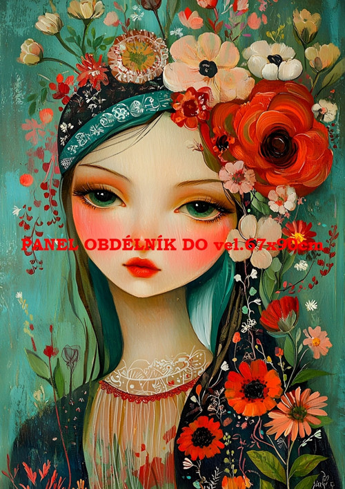 Bavlněný panel - varianty velikostí / 11x15 cm