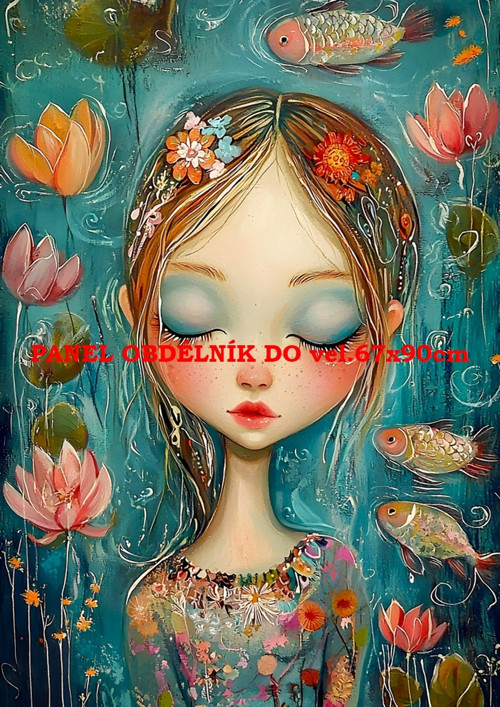 Bavlněný panel - varianty velikostí / 11x15 cm