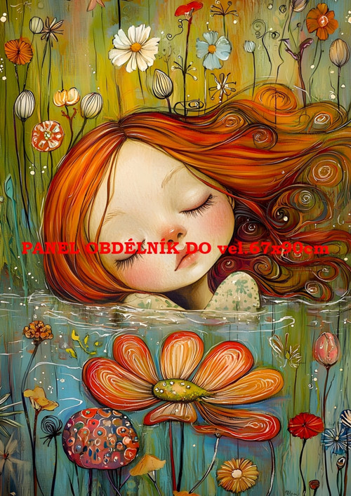 Bavlněný panel - varianty velikostí / 11x15 cm