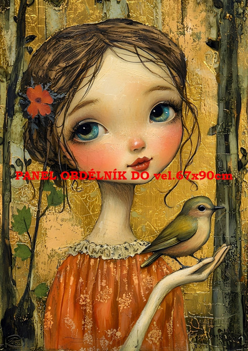 Bavlněný panel - varianty velikostí / 11x15 cm
