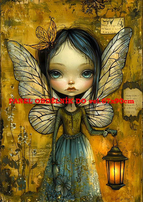 Bavlněný panel - varianty velikostí / 11x15 cm — foto 1