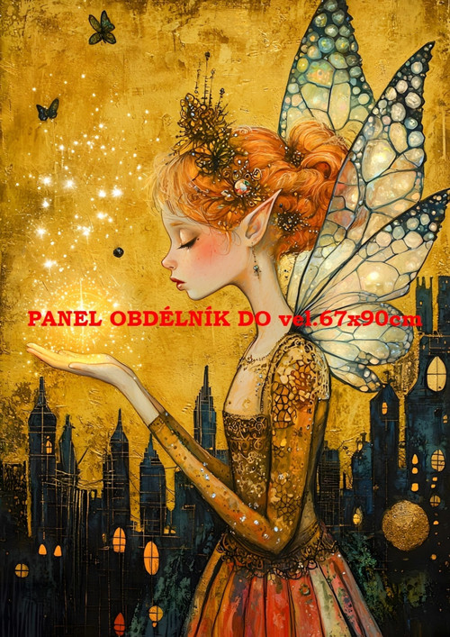 Bavlněný panel - varianty velikostí / 11x15 cm