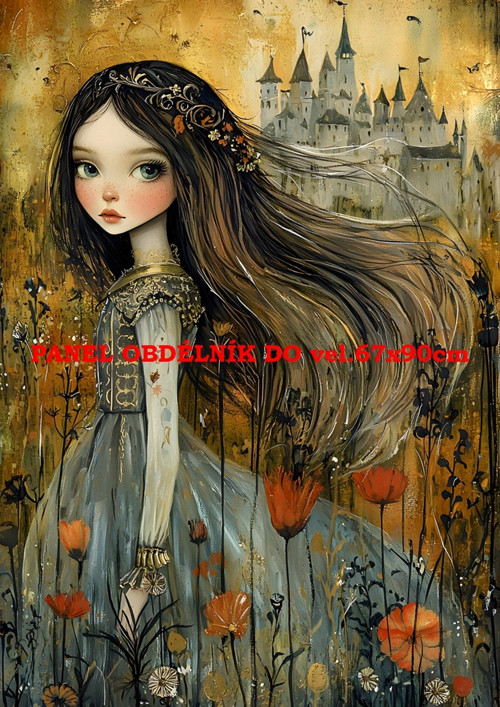 Bavlněný panel - varianty velikostí / 11x15 cm