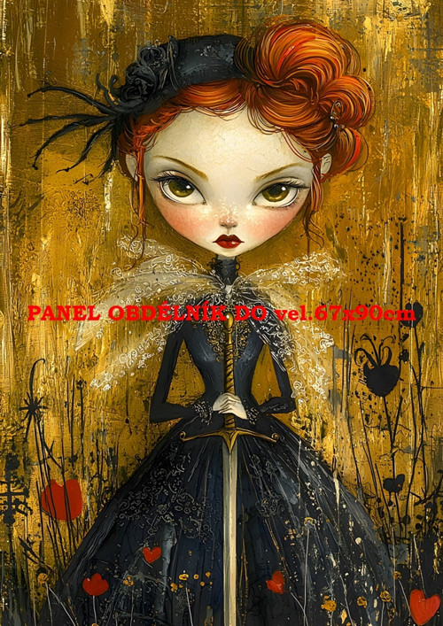 Bavlněný panel - varianty velikostí / 11x15 cm — foto 1