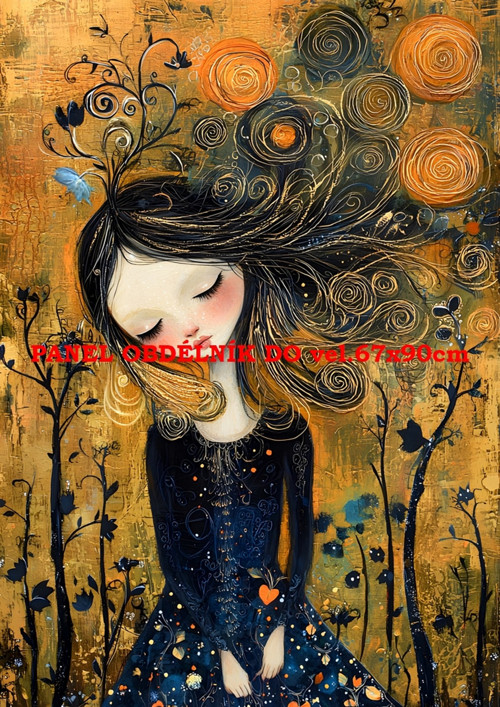 Bavlněný panel - varianty velikostí / 11x15 cm