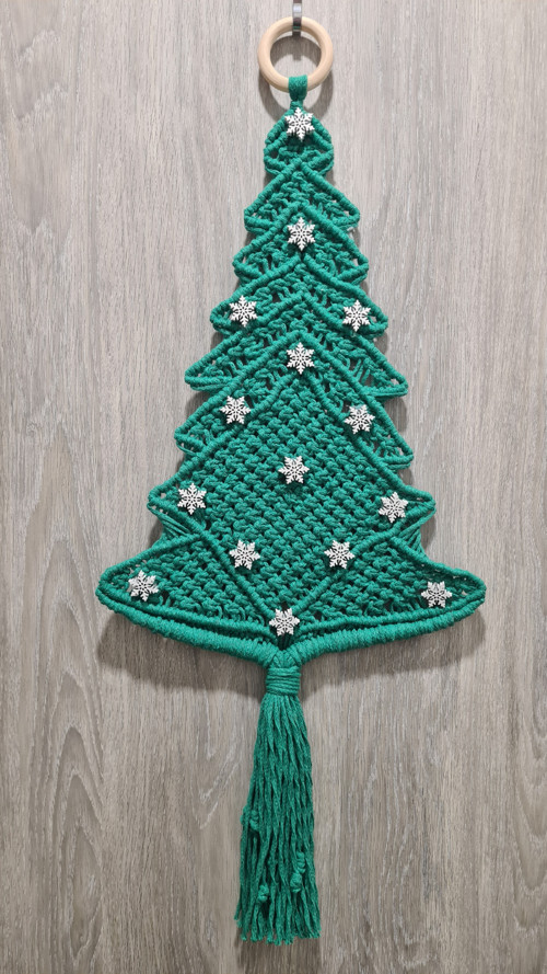 Macrame vanocni strom