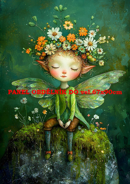 Bavlněný panel - varianty velikostí / 11x15 cm