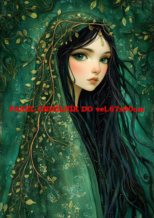Bavlněný panel - varianty velikostí / 11x15 cm