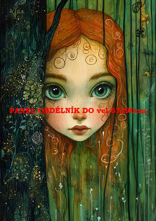 Bavlněný panel - varianty velikostí / 11x15 cm