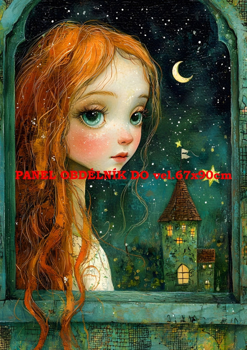Bavlněný panel - varianty velikostí / 11x15 cm