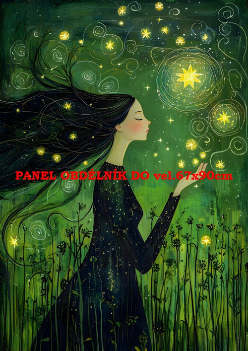 Bavlněný panel - varianty velikostí / 11x15 cm