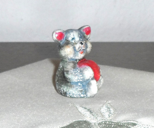 Dekorační miniatura, keramická MYŠKA