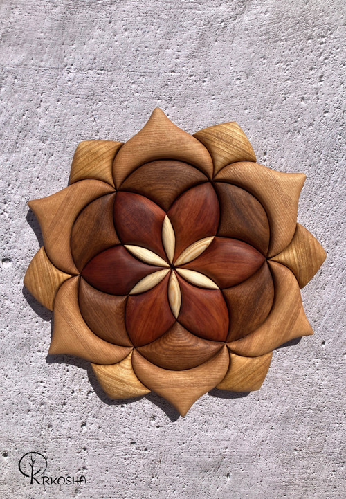 Dřevěná mandala