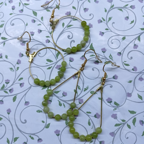 Náušnice s chalcedonem