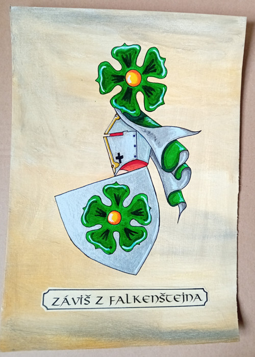 Erb Záviš z Falkenštejna