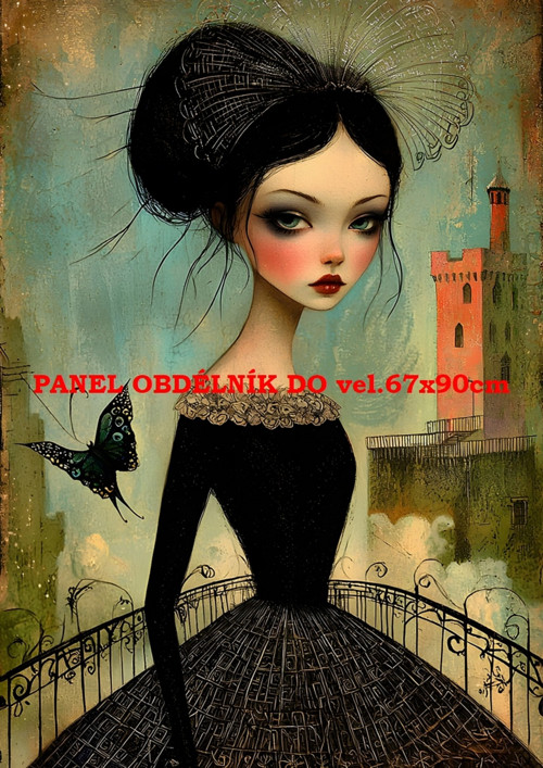 Bavlněný panel - varianty velikostí / 11x15 cm