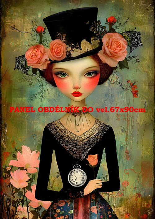 Bavlněný panel - varianty velikostí / 11x15 cm