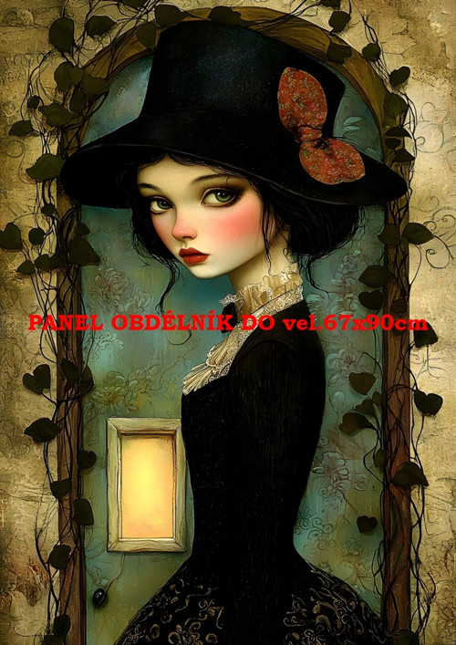 Bavlněný panel - varianty velikostí / 11x15 cm