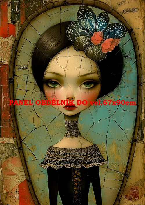 Bavlněný panel - varianty velikostí / 11x15 cm