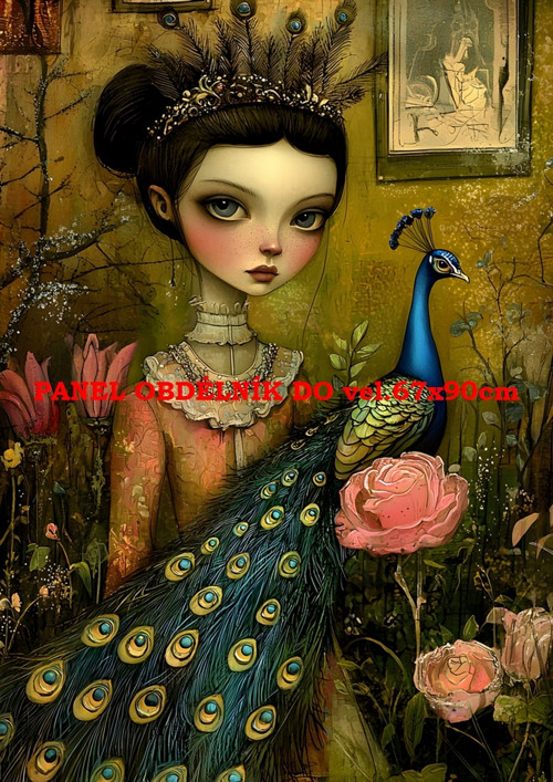 Bavlněný panel - varianty velikostí / 11x15 cm