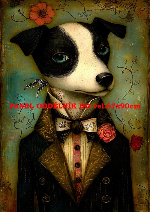 Bavlněný panel - varianty velikostí / 11x15 cm