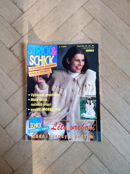 Časopis Strick a schick 7-8/94