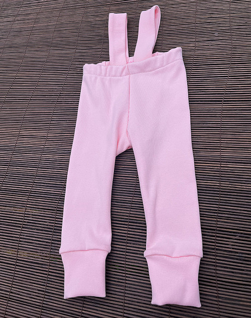 Žebrované tepláčky PINK