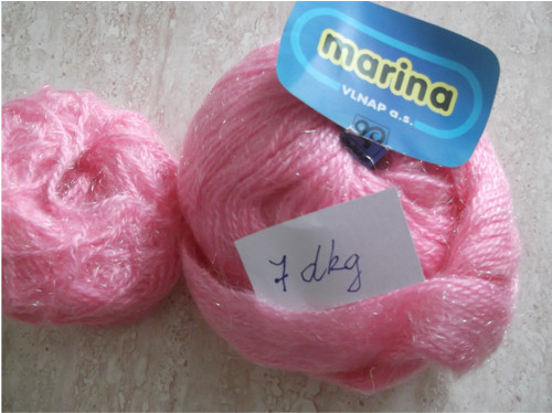 Zbytek příze Marina 70%akrilic / 30% Pad. 70gr
