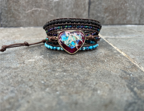 Wrap náramek Tajemný pramen — foto 1