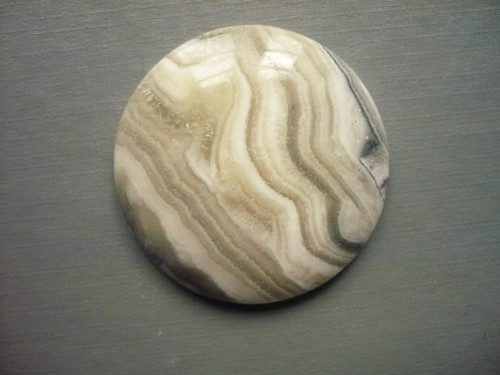 Kabošon - kalcit zebra 37 mm, č.14f