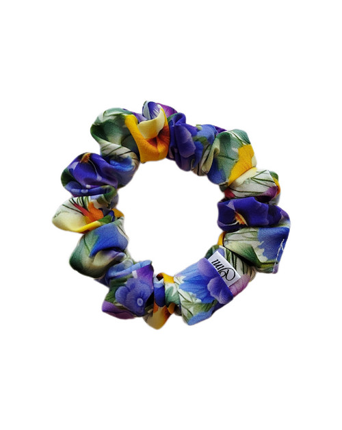 Gini HEDVÁBNÁ scrunchie S - MACEŠKY