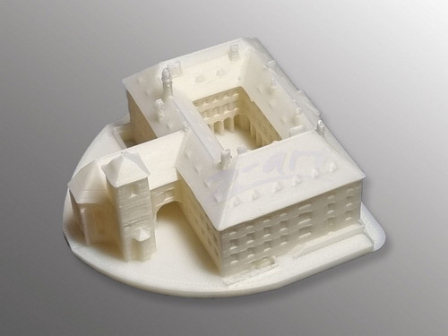 3D tisk modelu zámku Libochovice