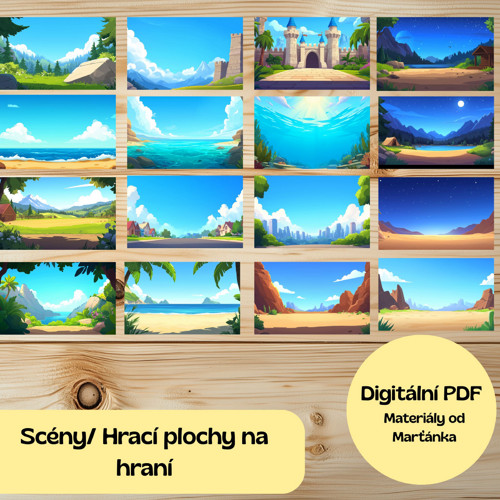 Hrací plochy na hraní a modelínu (PDF ke stažení)