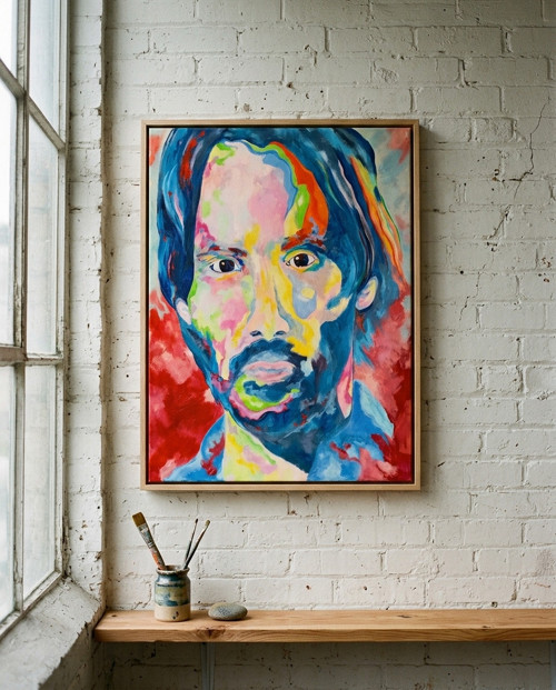 Keanu Reeves od Floydled Art