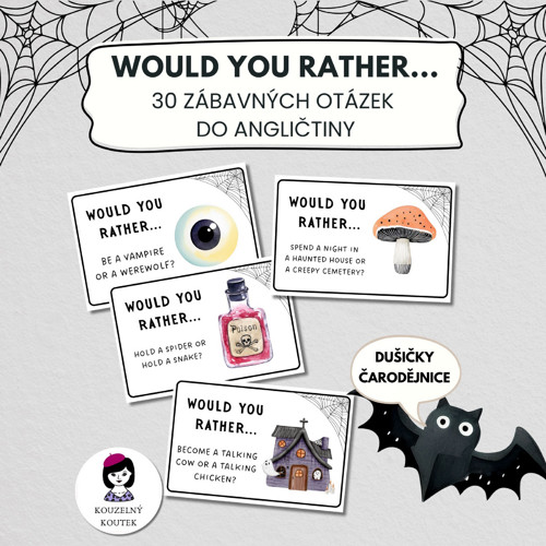 Conversation cards - Would you rather — foto 1
